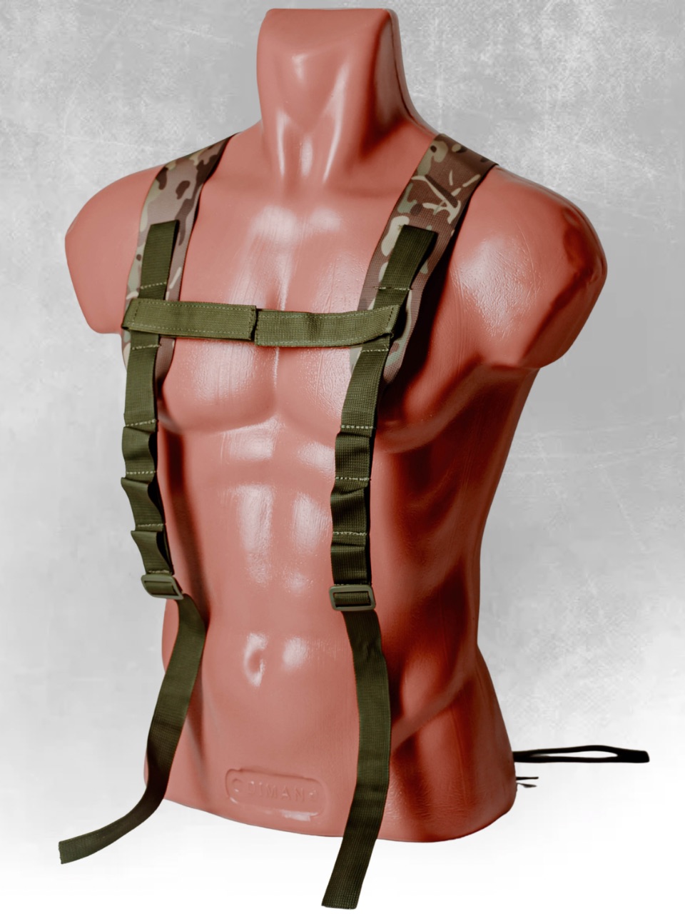 Лямки плечевые на тактический разгрузочный пояс мультикам Подтяжки