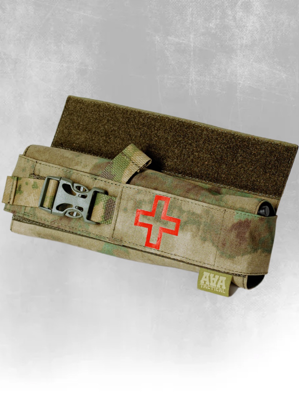 Аптечка тактическая Подсумок напашный медицинский Утилитарный мох